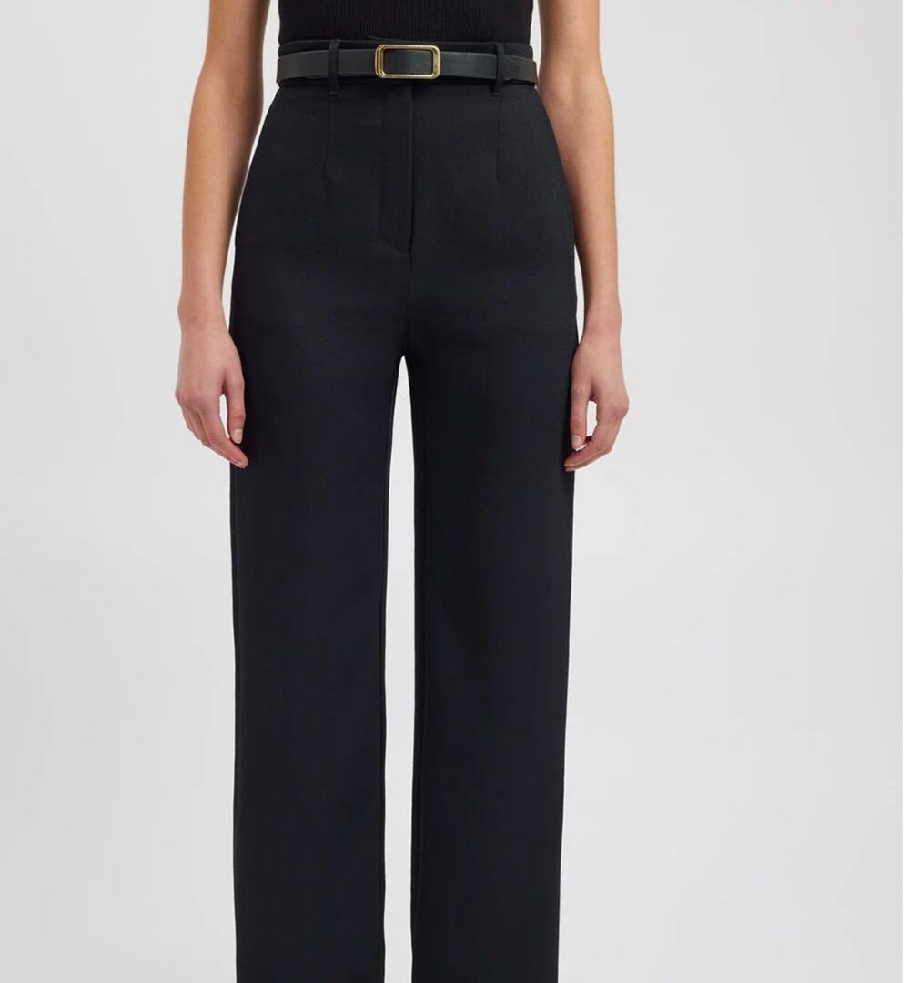 NWT COMMENSE Business Casual Pockets Straight Pants Sz L